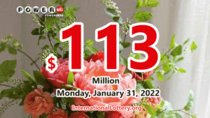 2022年1月29日的Powerball结果 – 奖金为1.13
