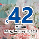 两个二等奖;
美国强力球奖金跃升至4200万！